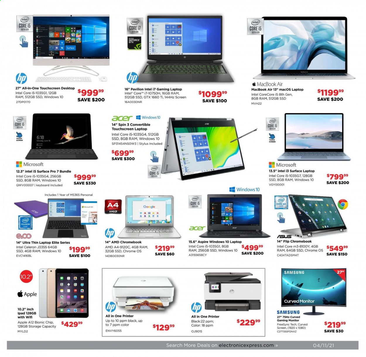 Electronic Express Weekly Ad Flyer April 11 to April 17