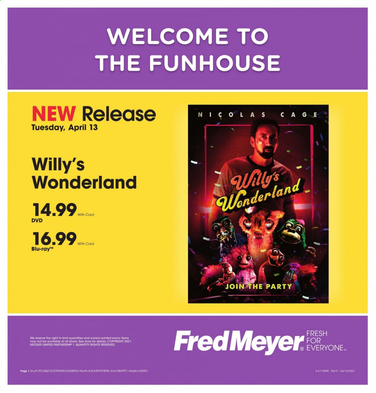 Fred Meyer (DC, DE, NJ, NY, PA, VA) Weekly Ad Flyer April 13 to April 13