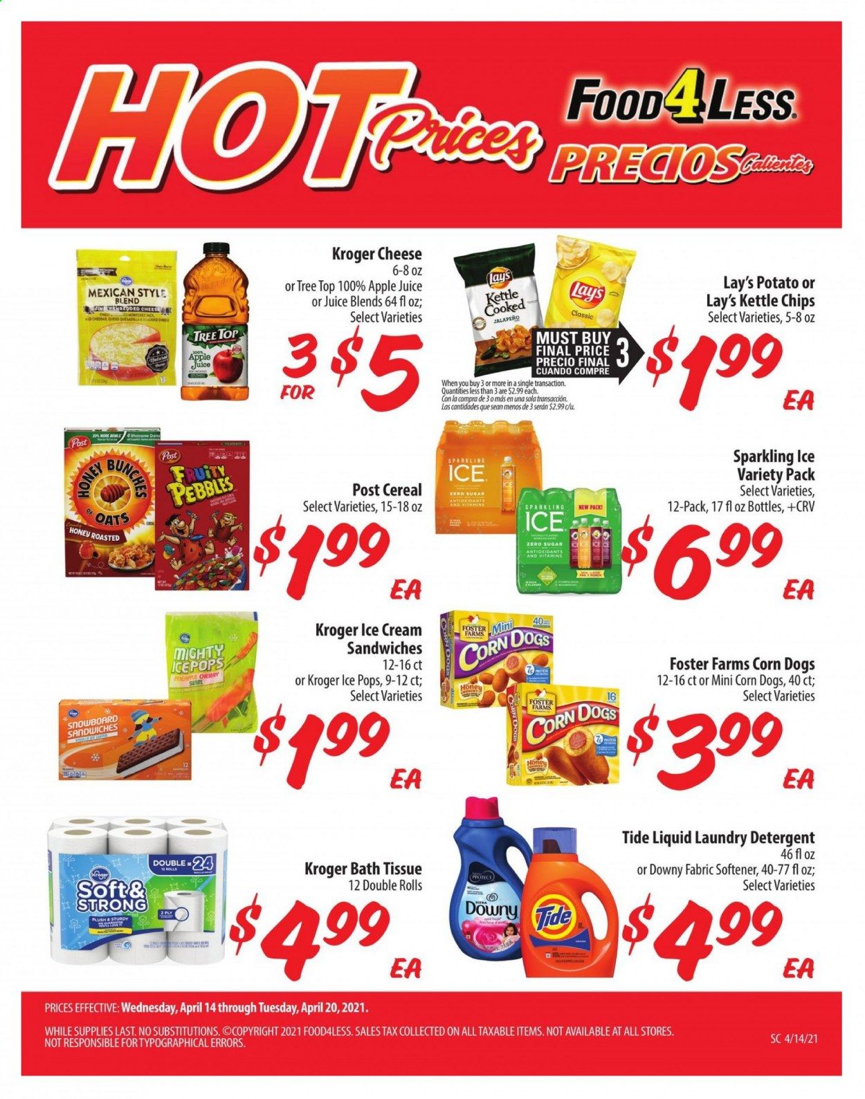 Food 4 Less (CA) Weekly Ad Flyer April 14 to April 20