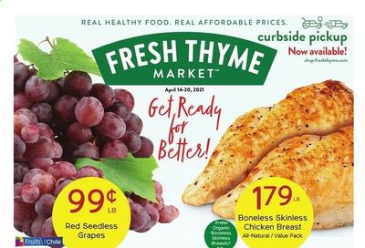 Fresh Thyme Weekly Ad Flyer April 14 to April 20