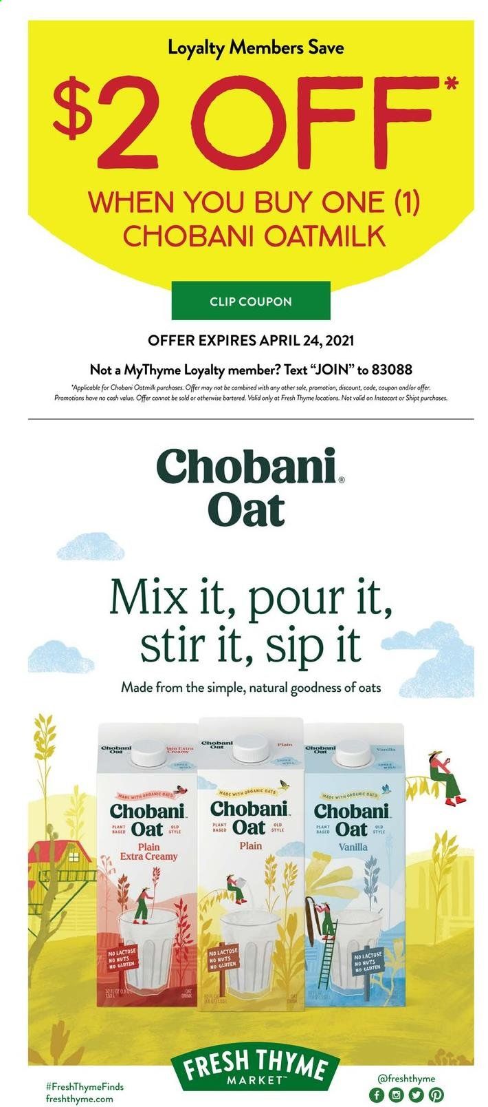 Fresh Thyme Weekly Ad Flyer April 14 to April 20