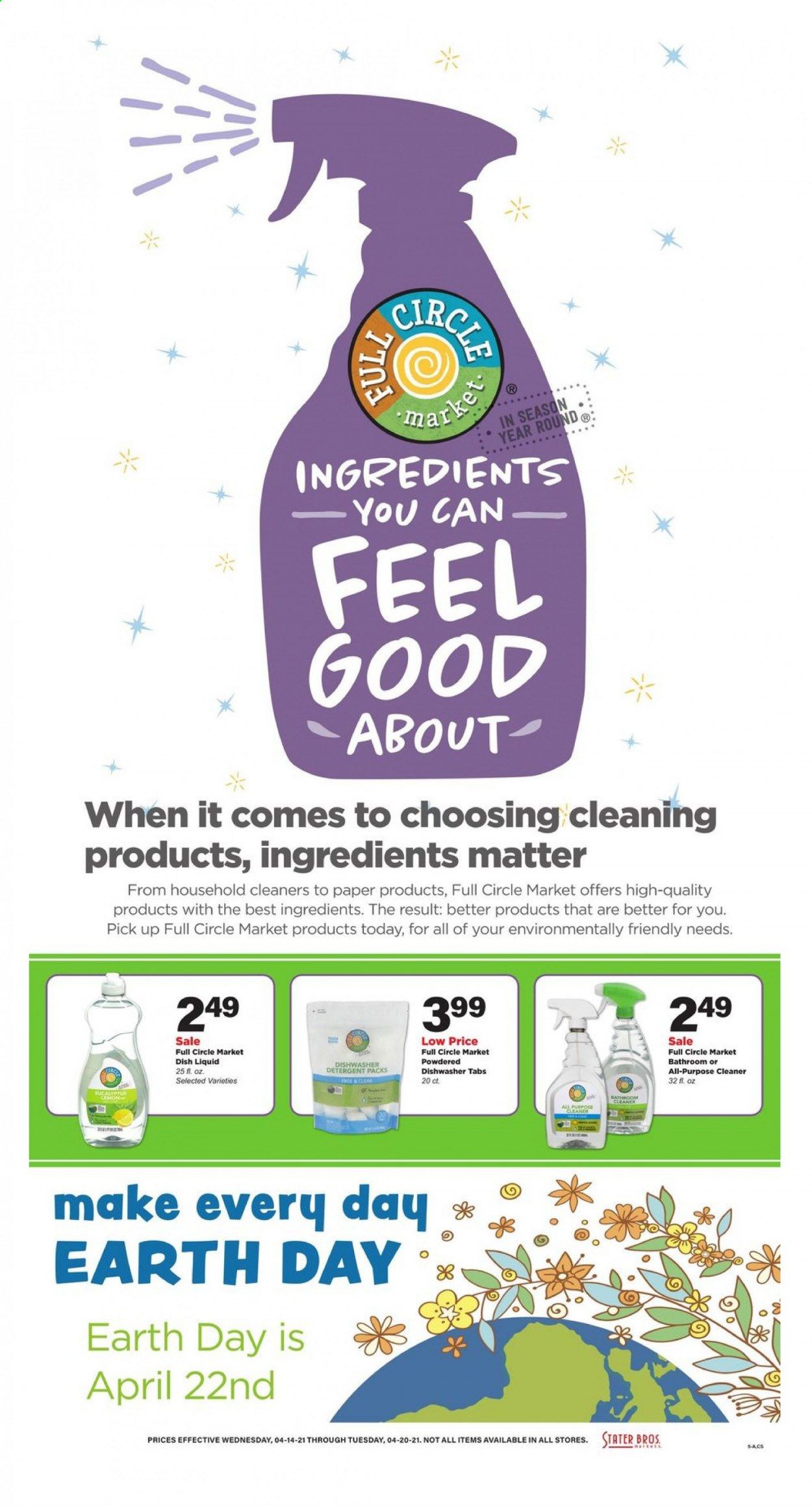 Stater Bros. Weekly Ad Flyer April 14 to April 20
