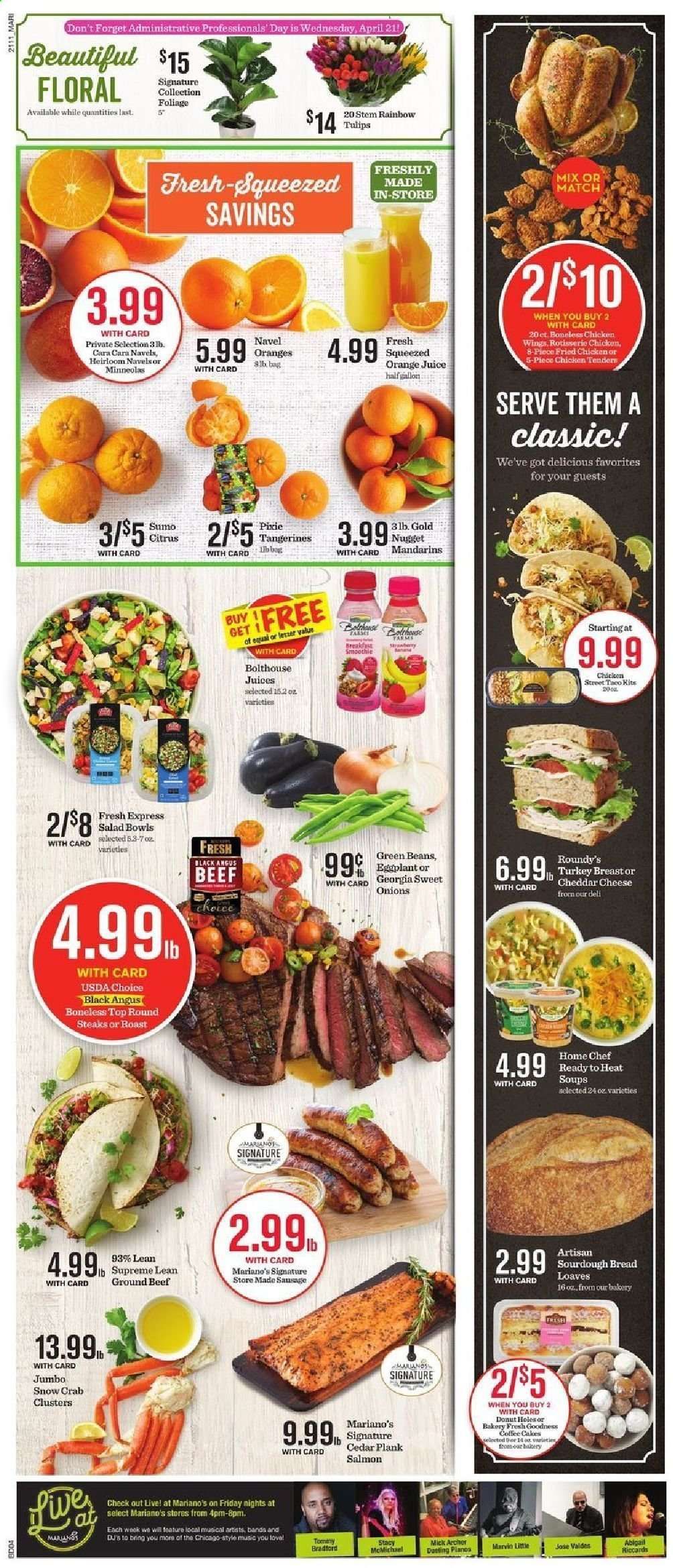 Mariano’s Weekly Ad Flyer April 14 to April 20