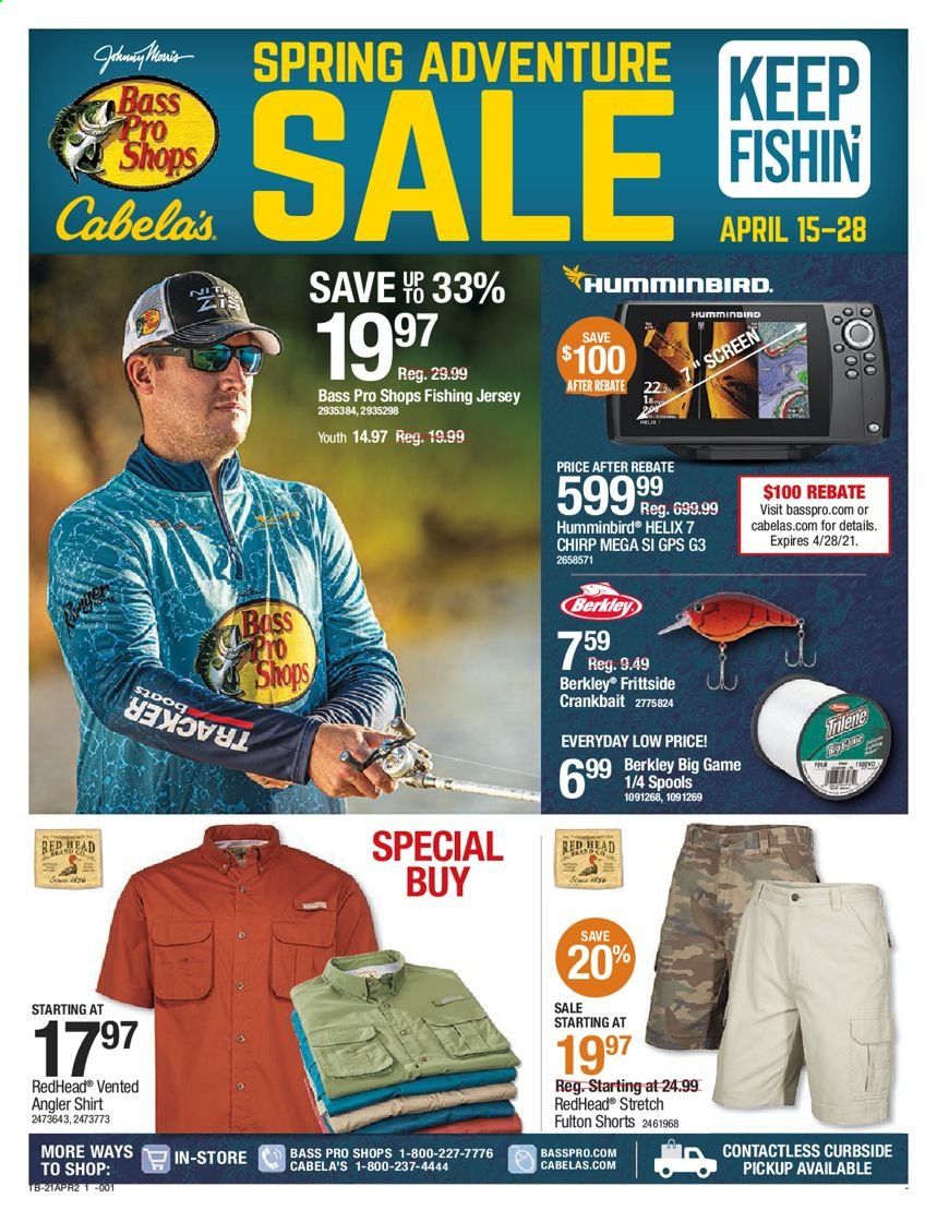 Bass Pro Shops Weekly Ad Flyer April 15 to April 28