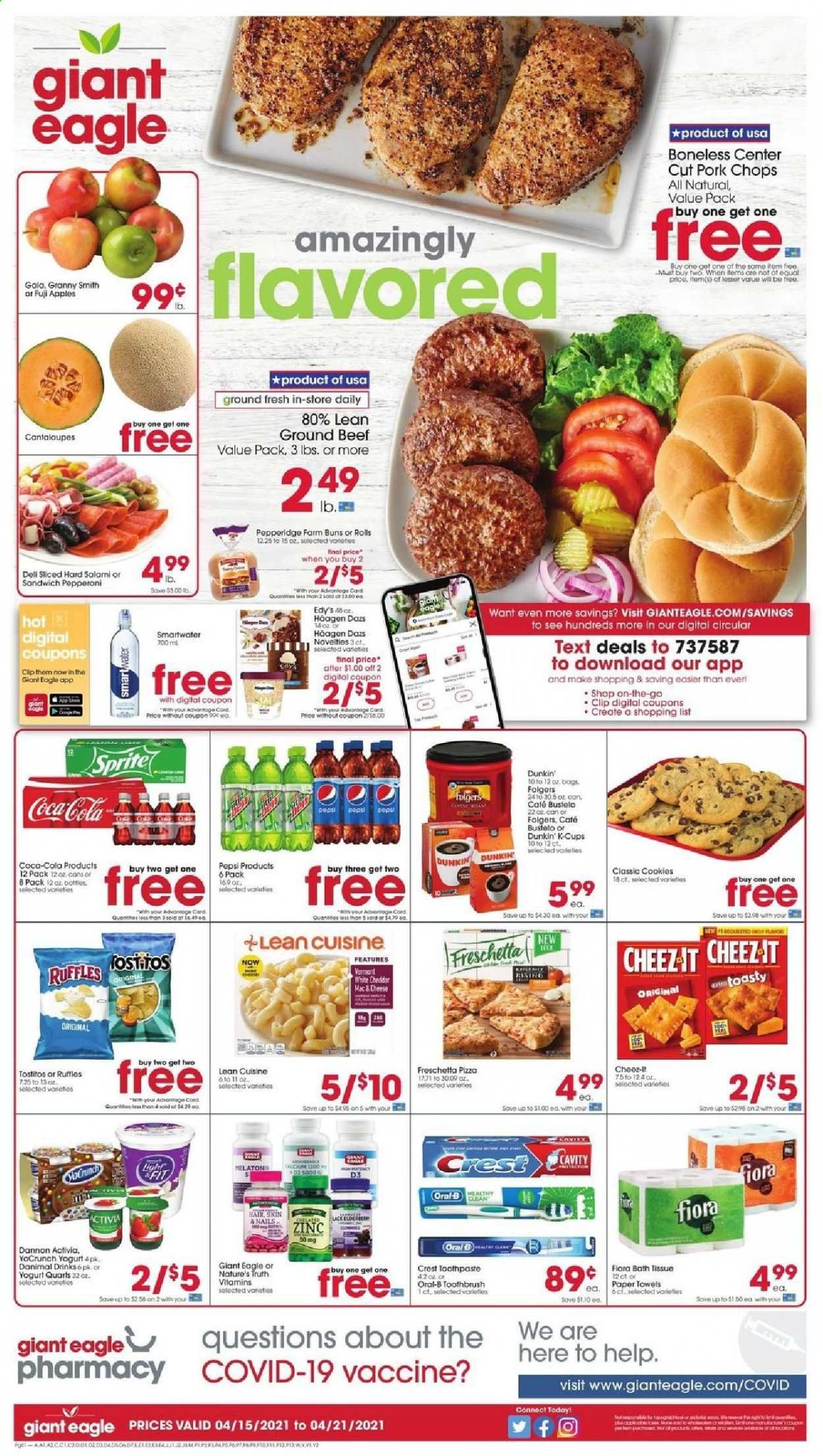 Giant Eagle (IN, MD, OH, PA, WV) Weekly Ad Flyer April 15 to April 21