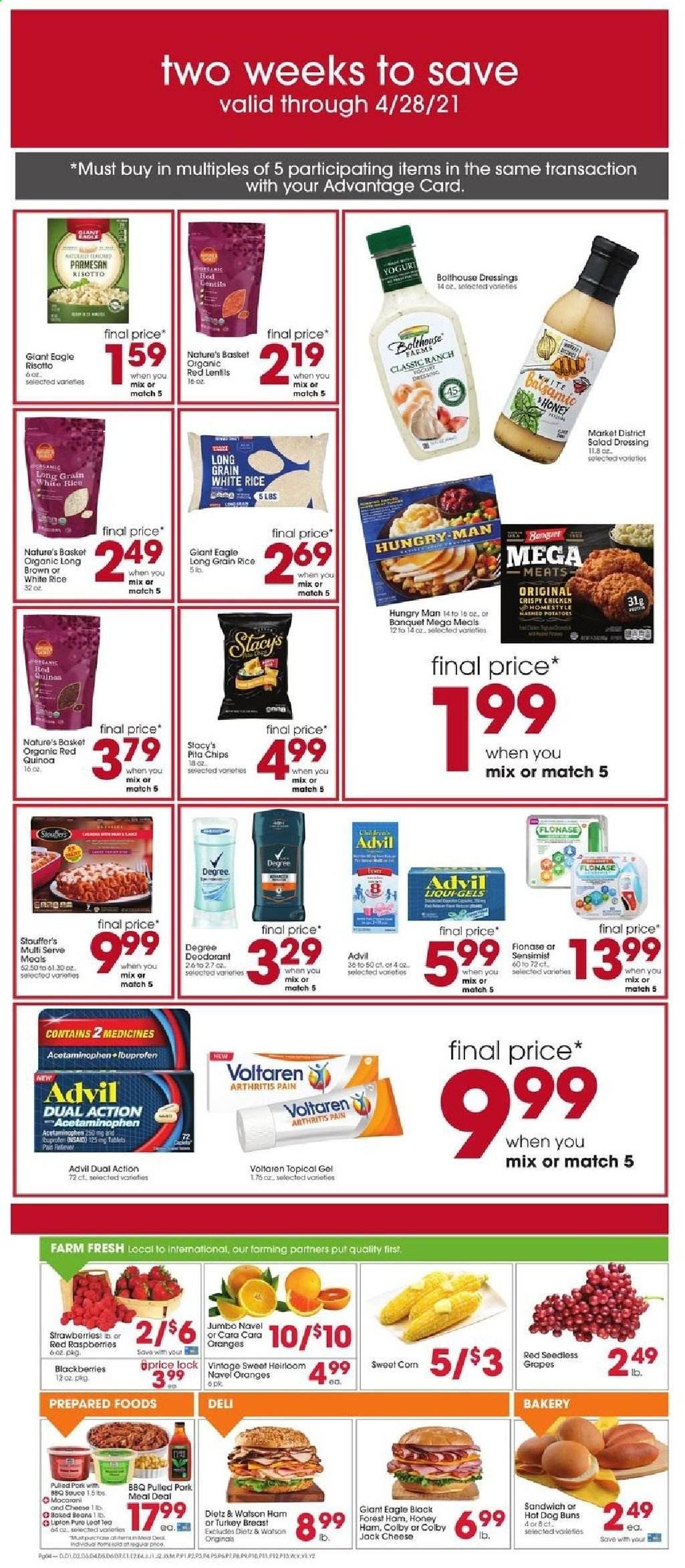 Giant Eagle (IN, MD, OH, PA, WV) Weekly Ad Flyer April 15 to April 21