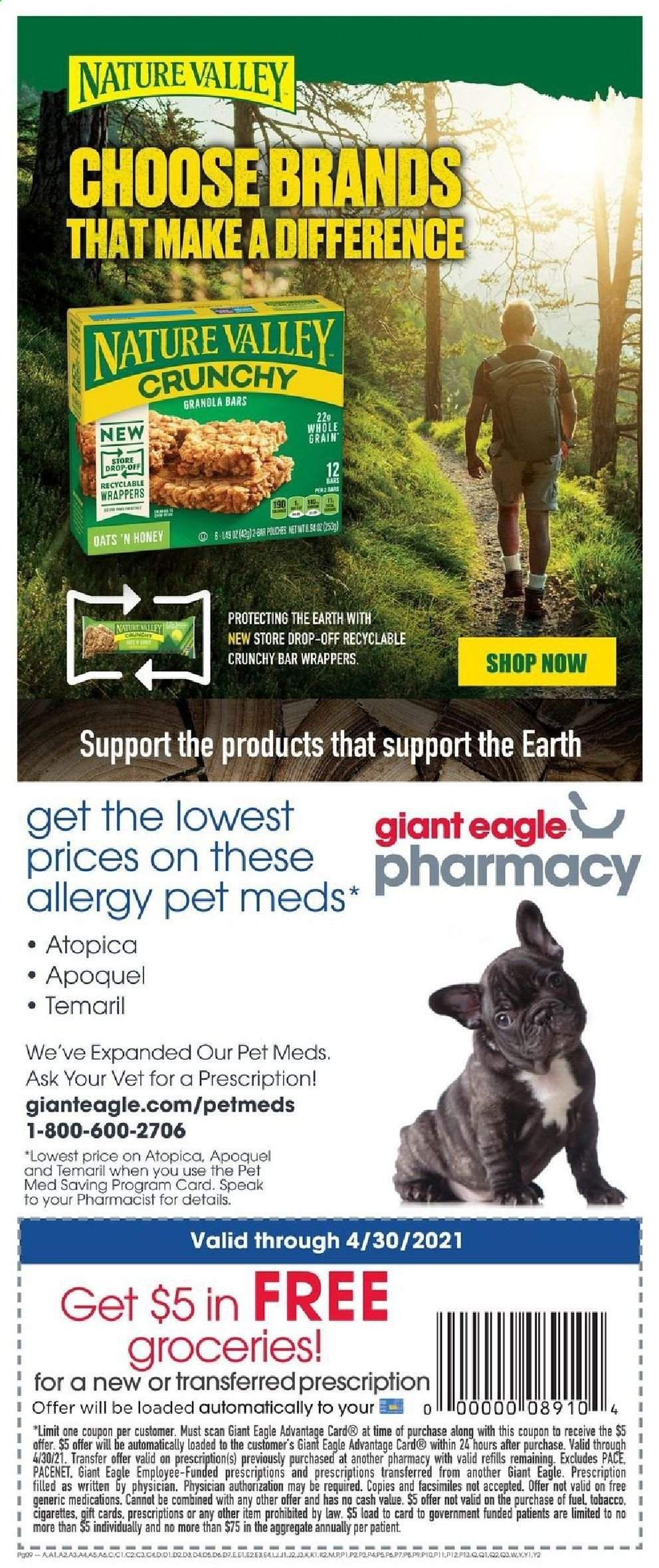 Giant Eagle (IN, MD, OH, PA, WV) Weekly Ad Flyer April 15 to April 21