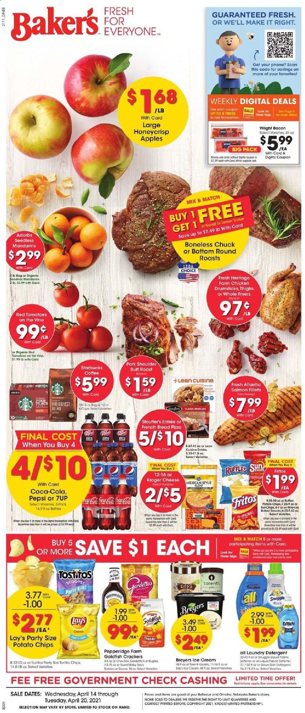 Baker's Weekly Ad Flyer April 14 to April 20