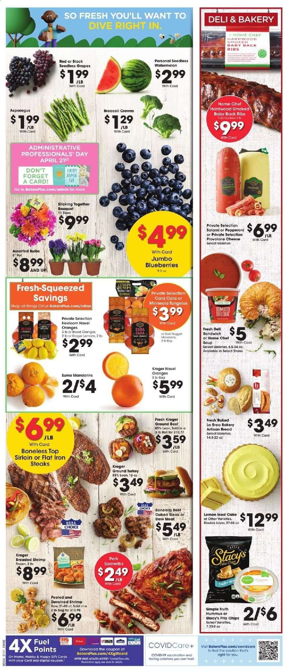 Baker's Weekly Ad Flyer April 14 to April 20