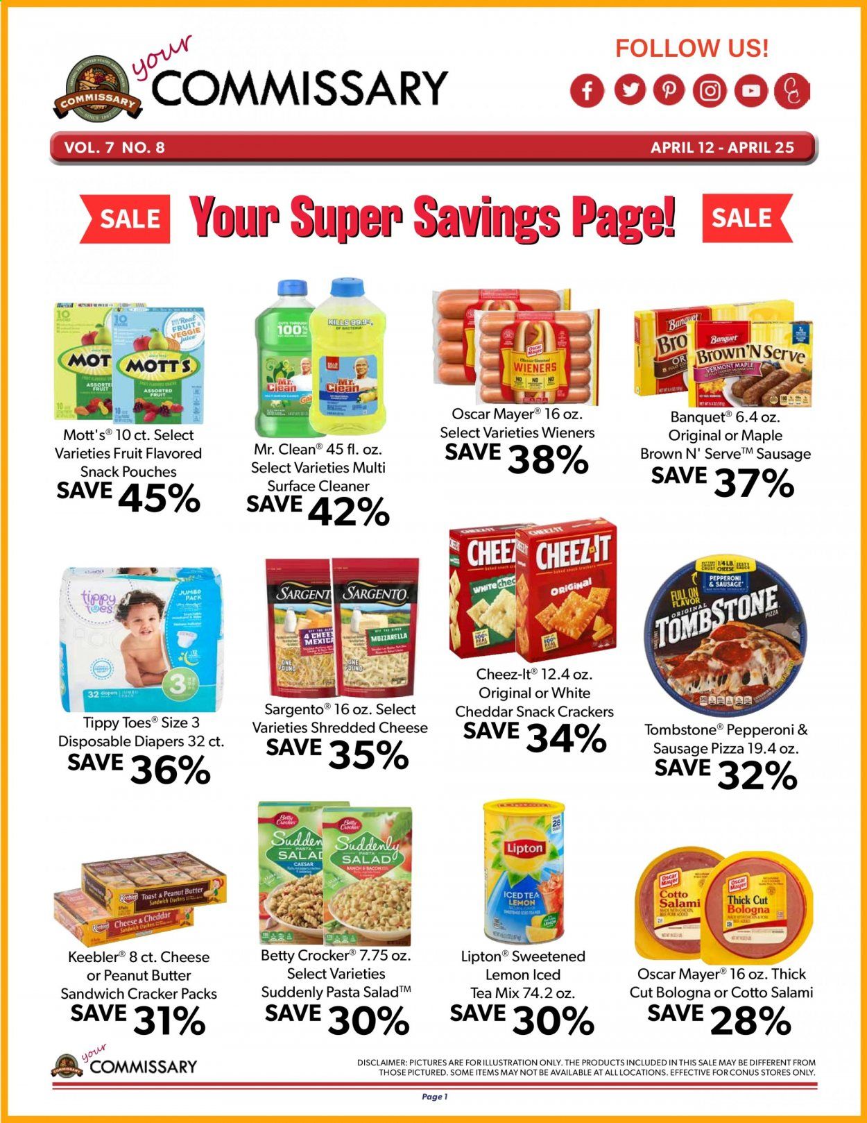 Commissary Weekly Ad Flyer April 12 to April 25