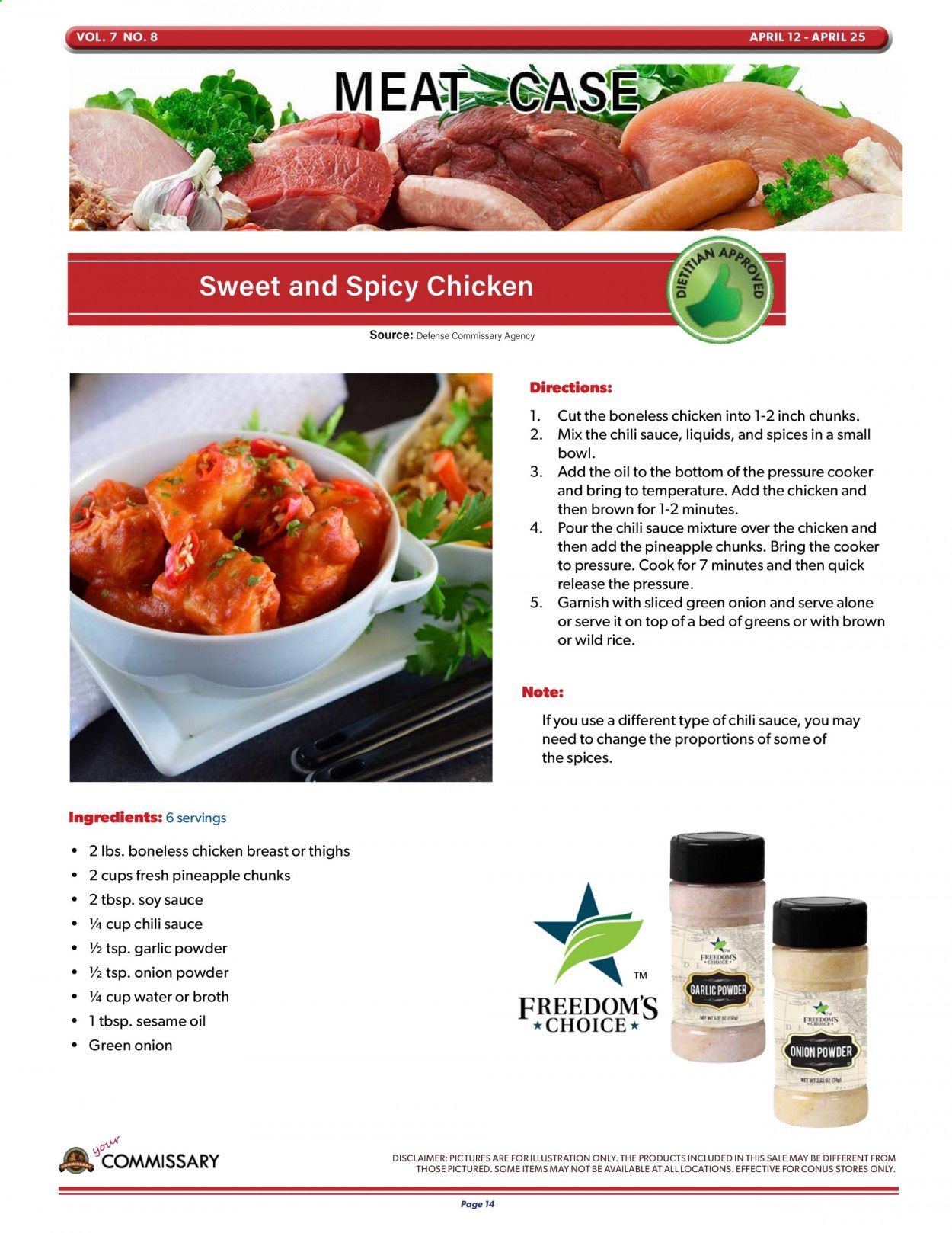 Commissary Weekly Ad Flyer April 12 to April 25