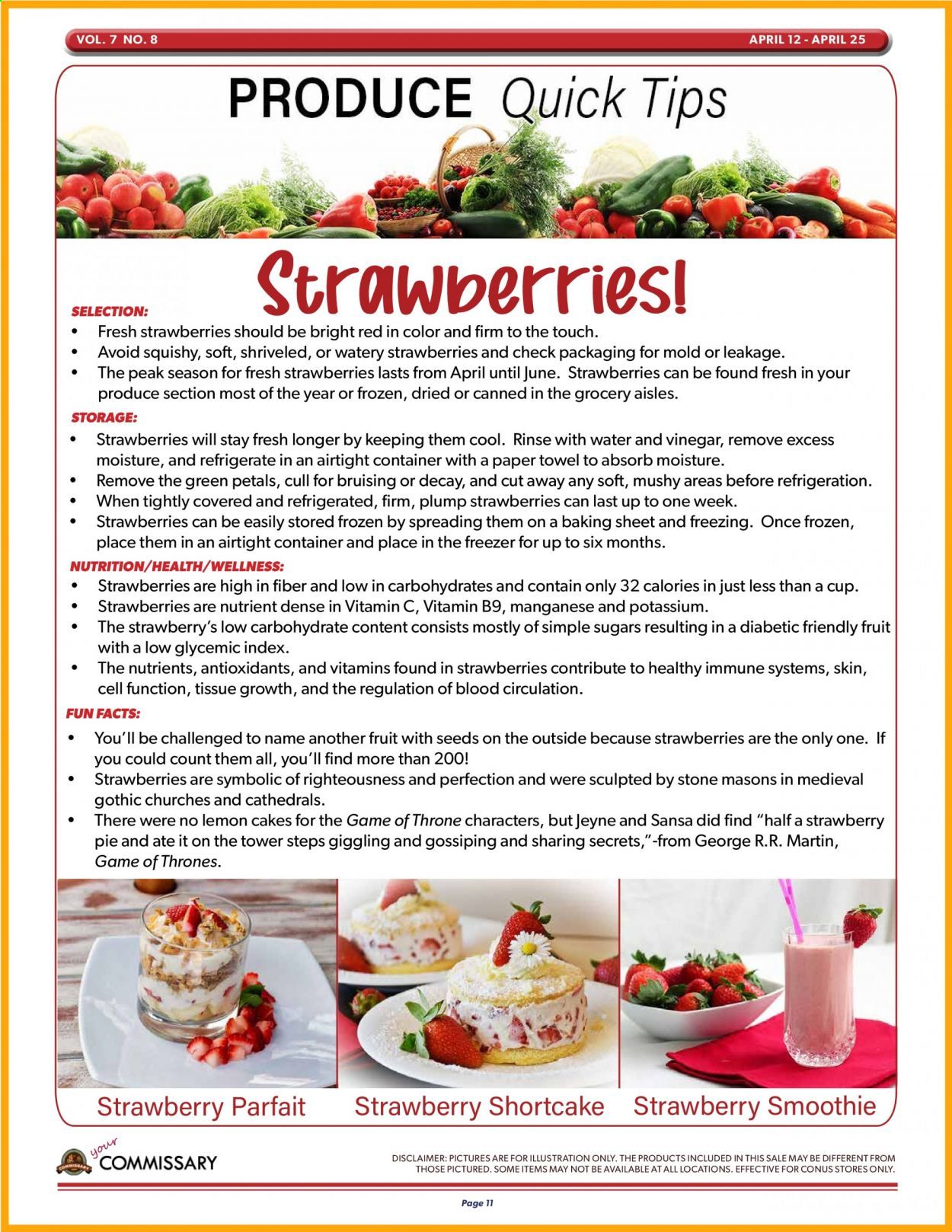 Commissary Weekly Ad Flyer April 12 to April 25