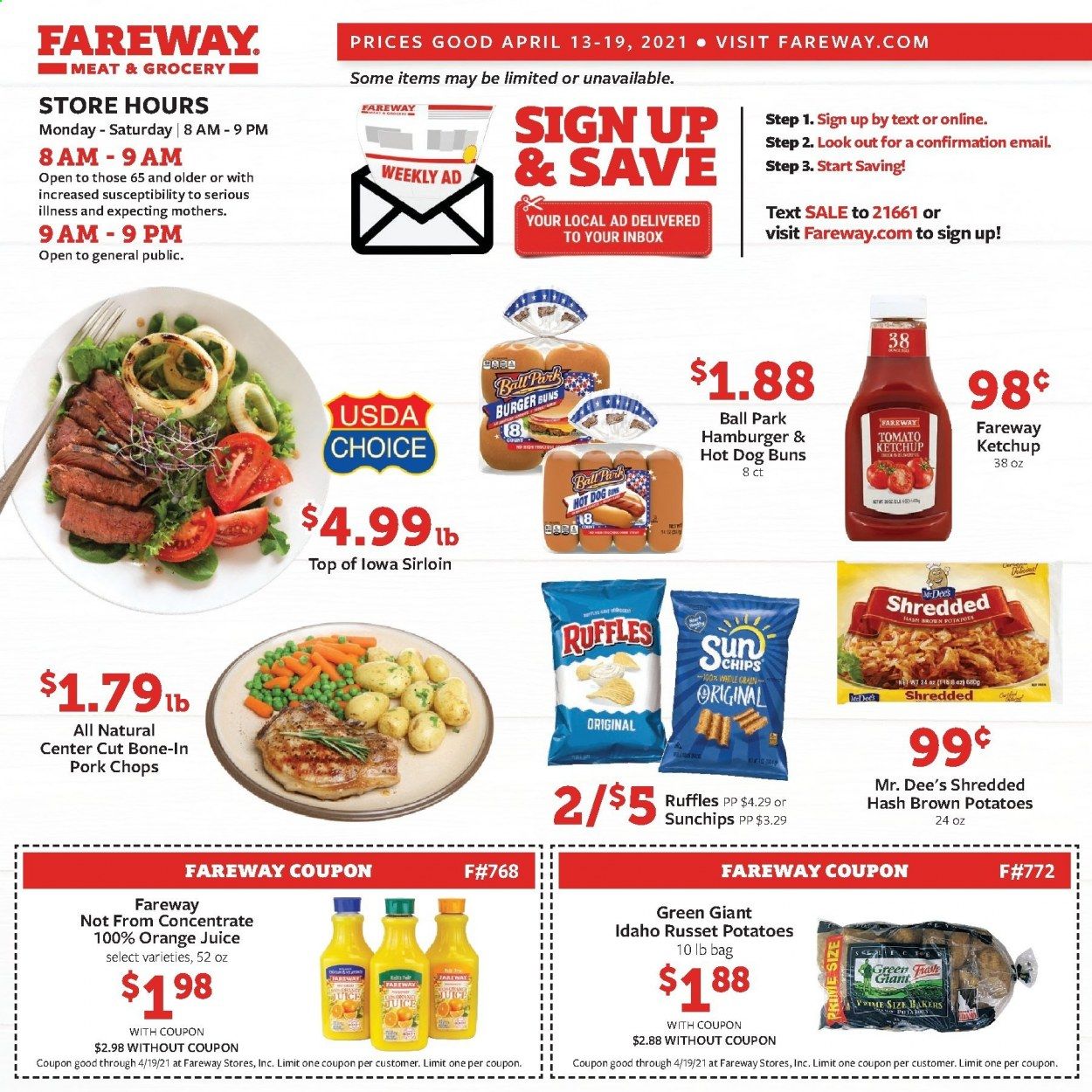 Fareway (IA, IL, MN, MO, NE, SD) Weekly Ad Flyer April 13 to April 19