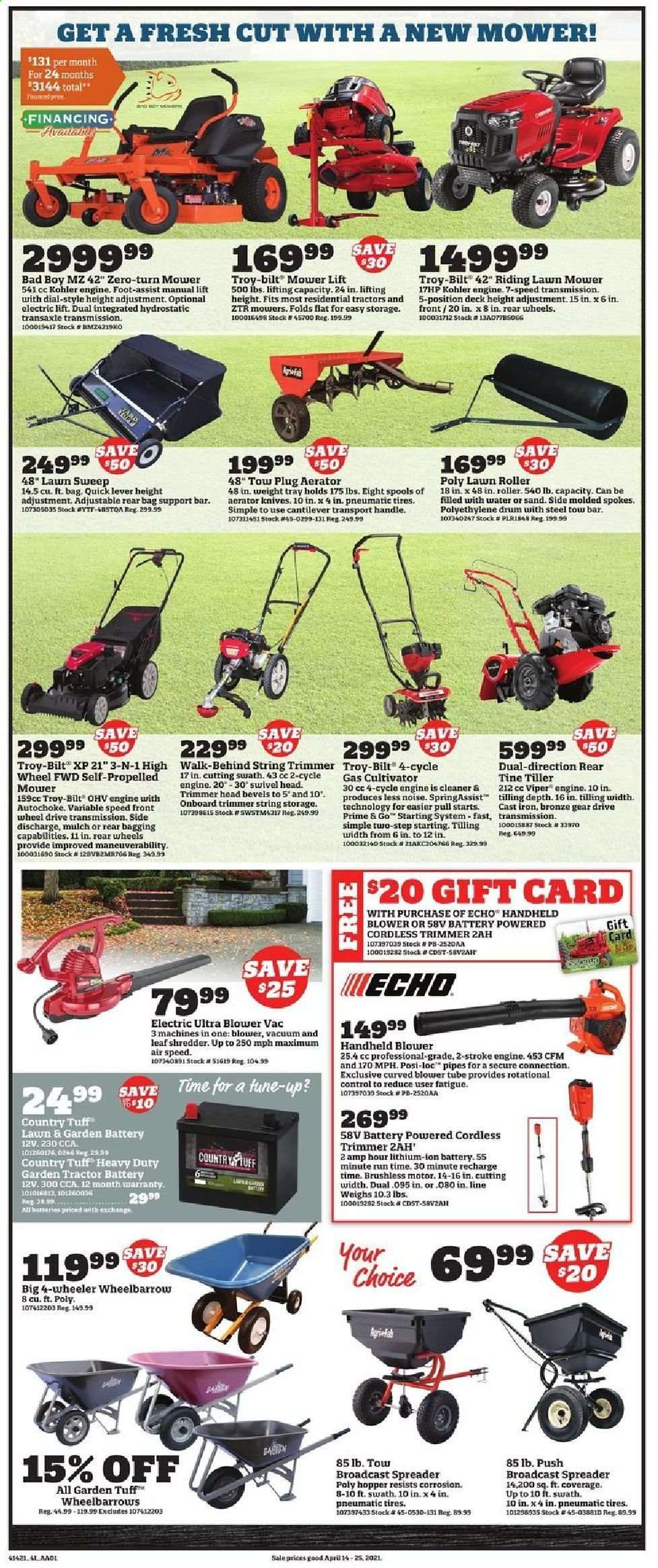 Orscheln Farm and Home Weekly Ad Flyer April 14 to April 25