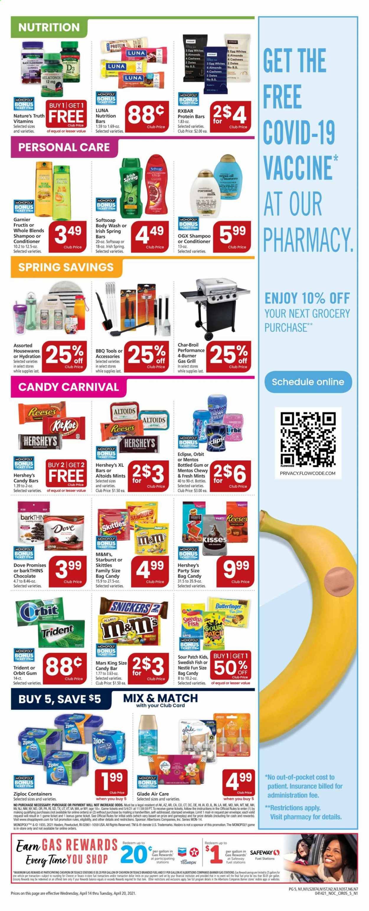 Safeway (AZ, CA, CO, HI, MD, NE, OR, VA, WA) Weekly Ad Flyer April 14 to April 20
