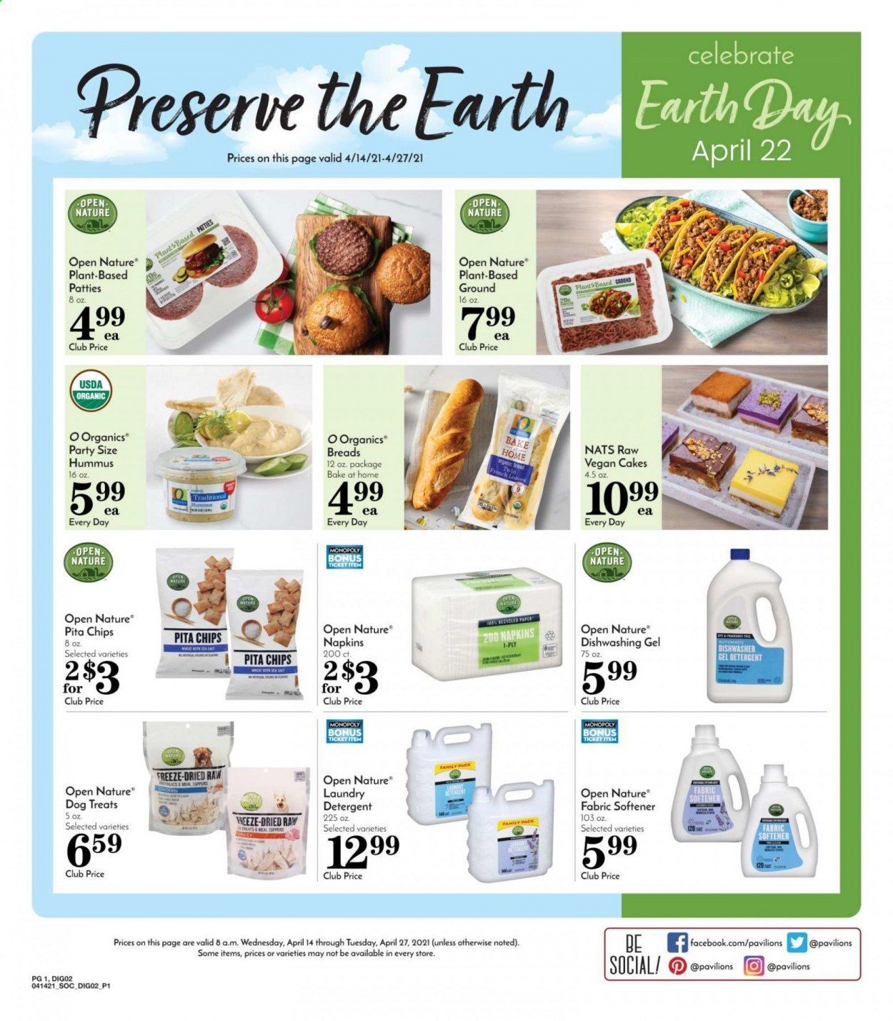 Pavilions (CA) Weekly Ad Flyer April 14 to April 20