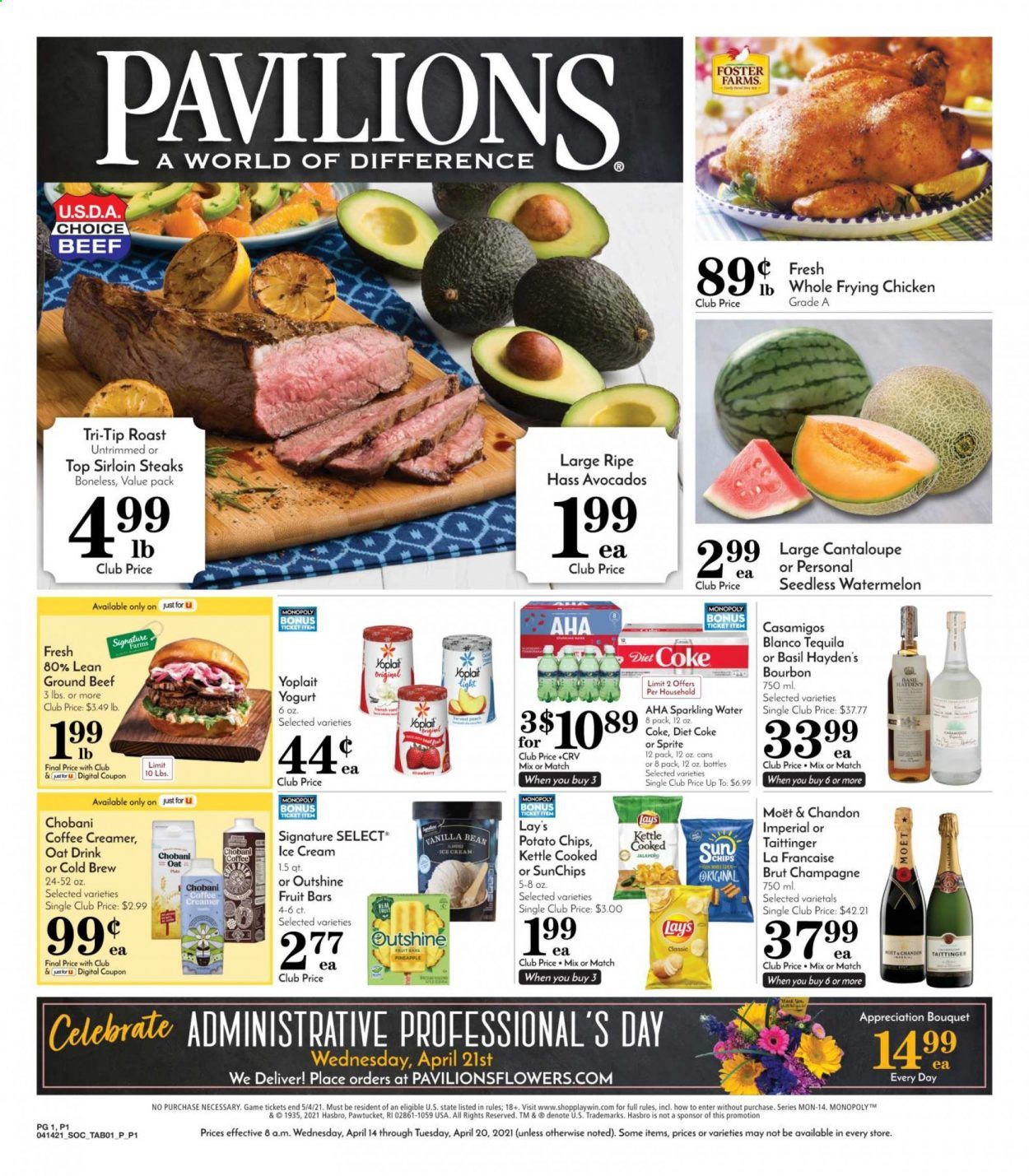 Pavilions (CA) Weekly Ad Flyer April 14 to April 20