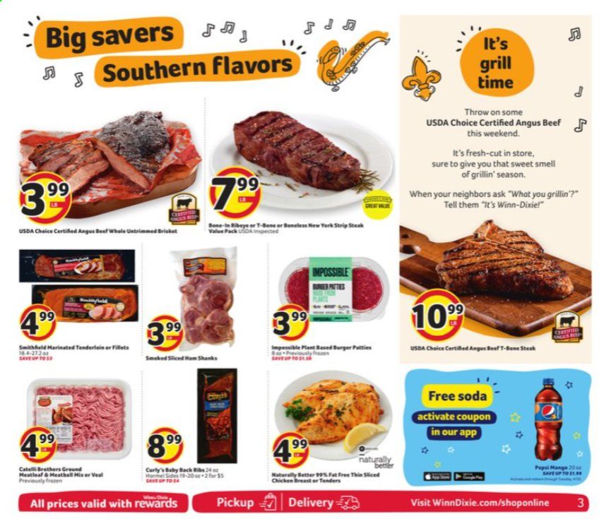 Winn Dixie (AL, FL, GA, LA, MS) Weekly Ad Flyer April 14 to April 20