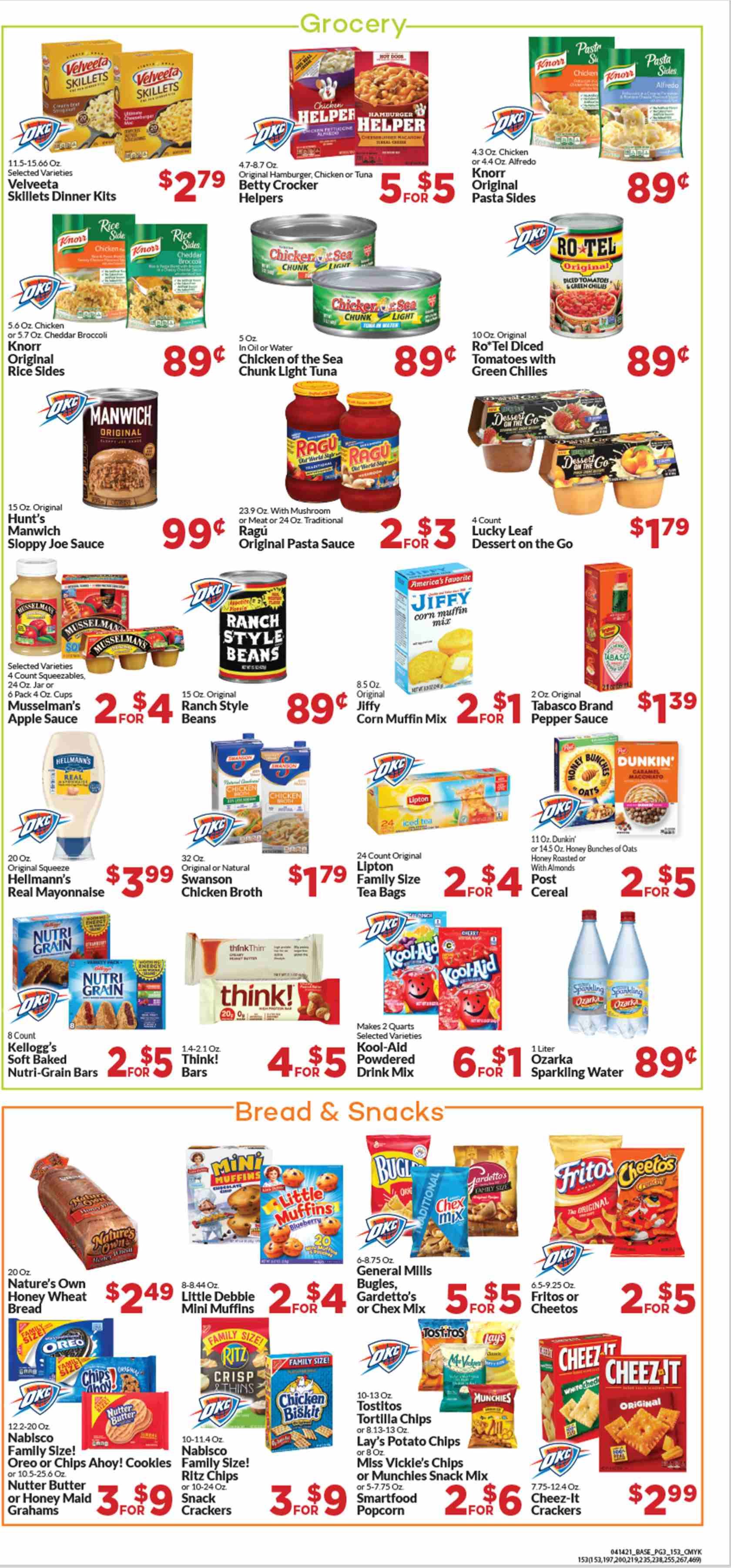 Homeland (OK, TX) Weekly Ad Flyer April 14 to April 20