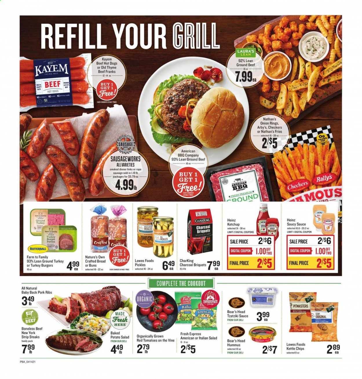Lowes Foods Weekly Ad Flyer April 14 to April 20