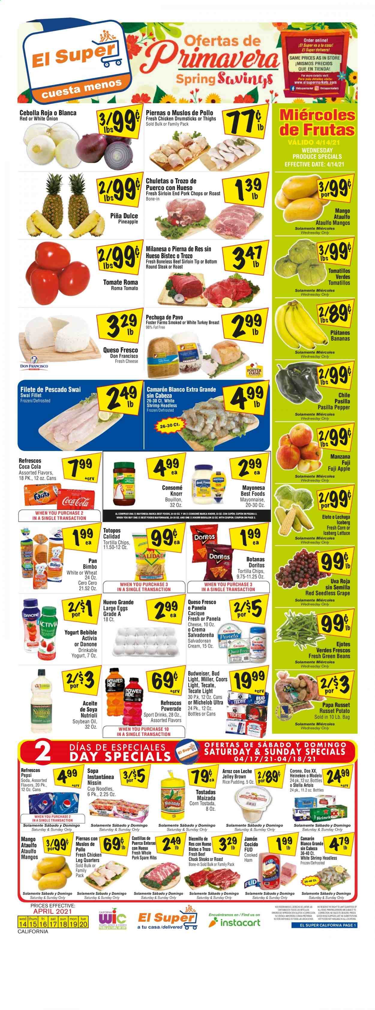 El Super (AZ, CA, NM, NV, TX) Weekly Ad Flyer April 14 to April 20