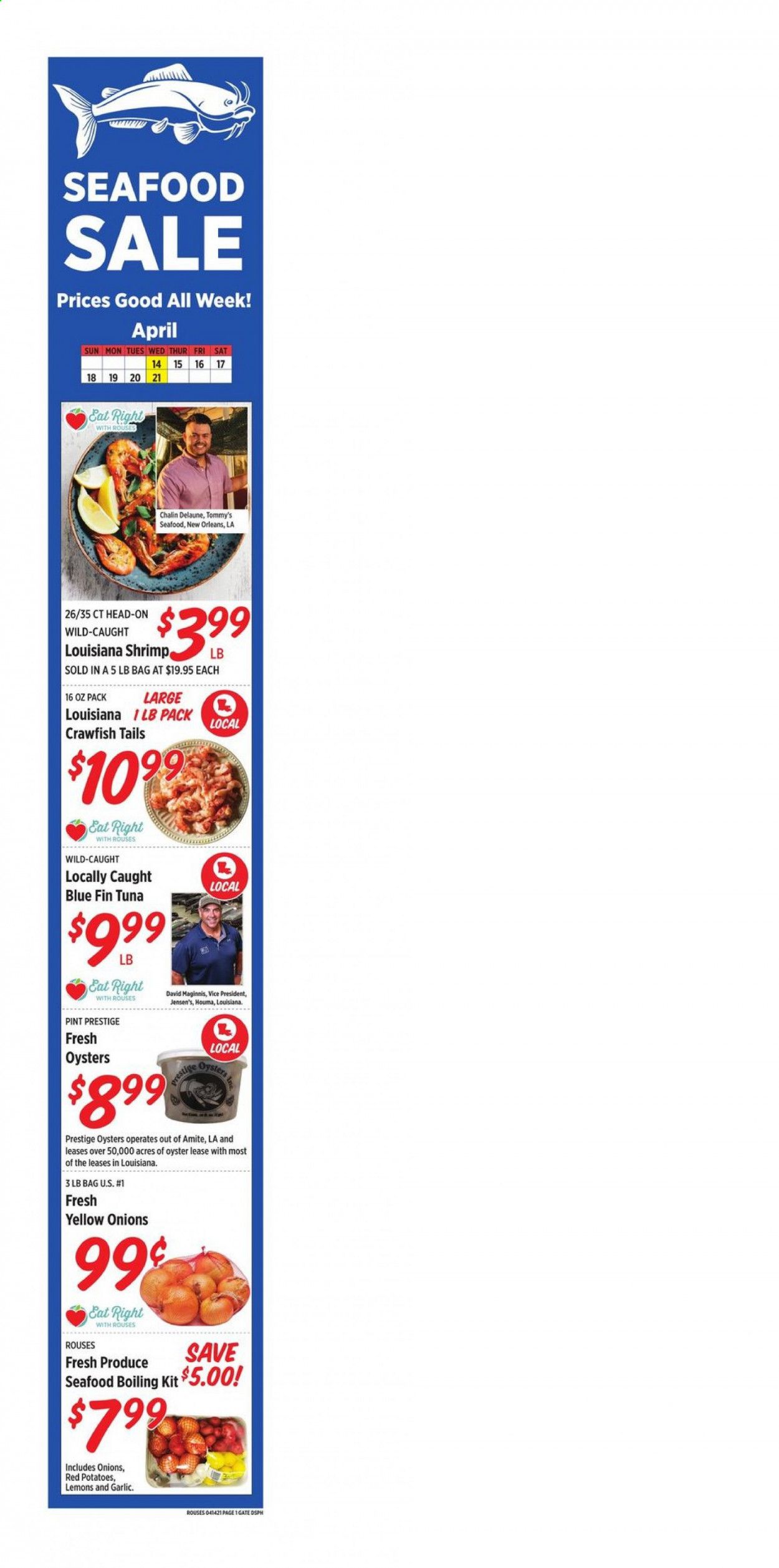 Rouses Markets (AL, LA, MS) Weekly Ad Flyer April 14 to April 21