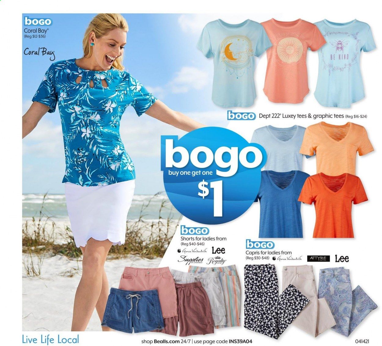 Bealls Florida Weekly Ad Flyer April 14 to April 20