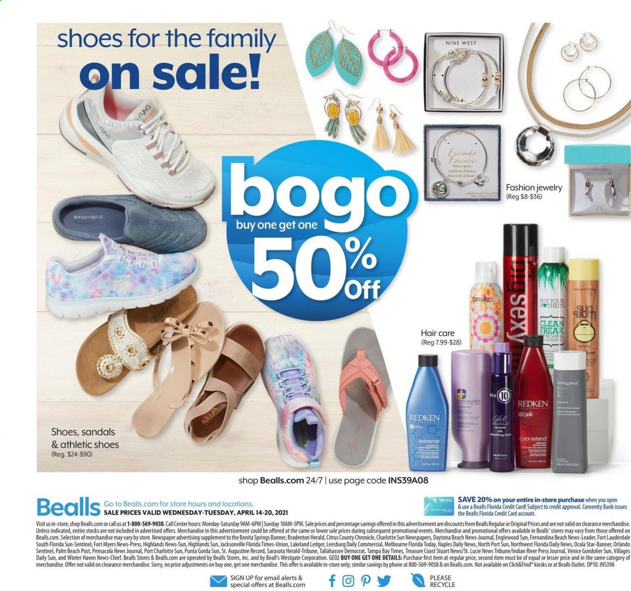 Bealls Florida Weekly Ad Flyer April 14 to April 20