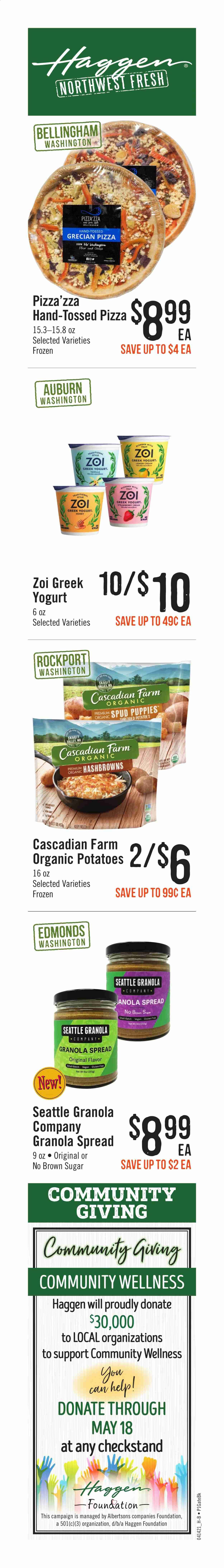 Haggen Weekly Ad Flyer April 14 to April 20