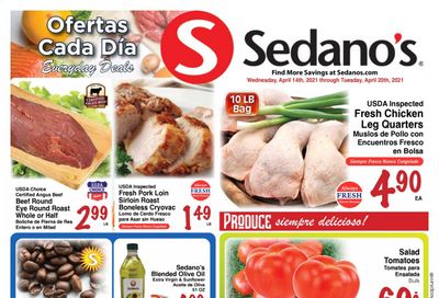 Sedano's (FL) Weekly Ad Flyer April 14 to April 20