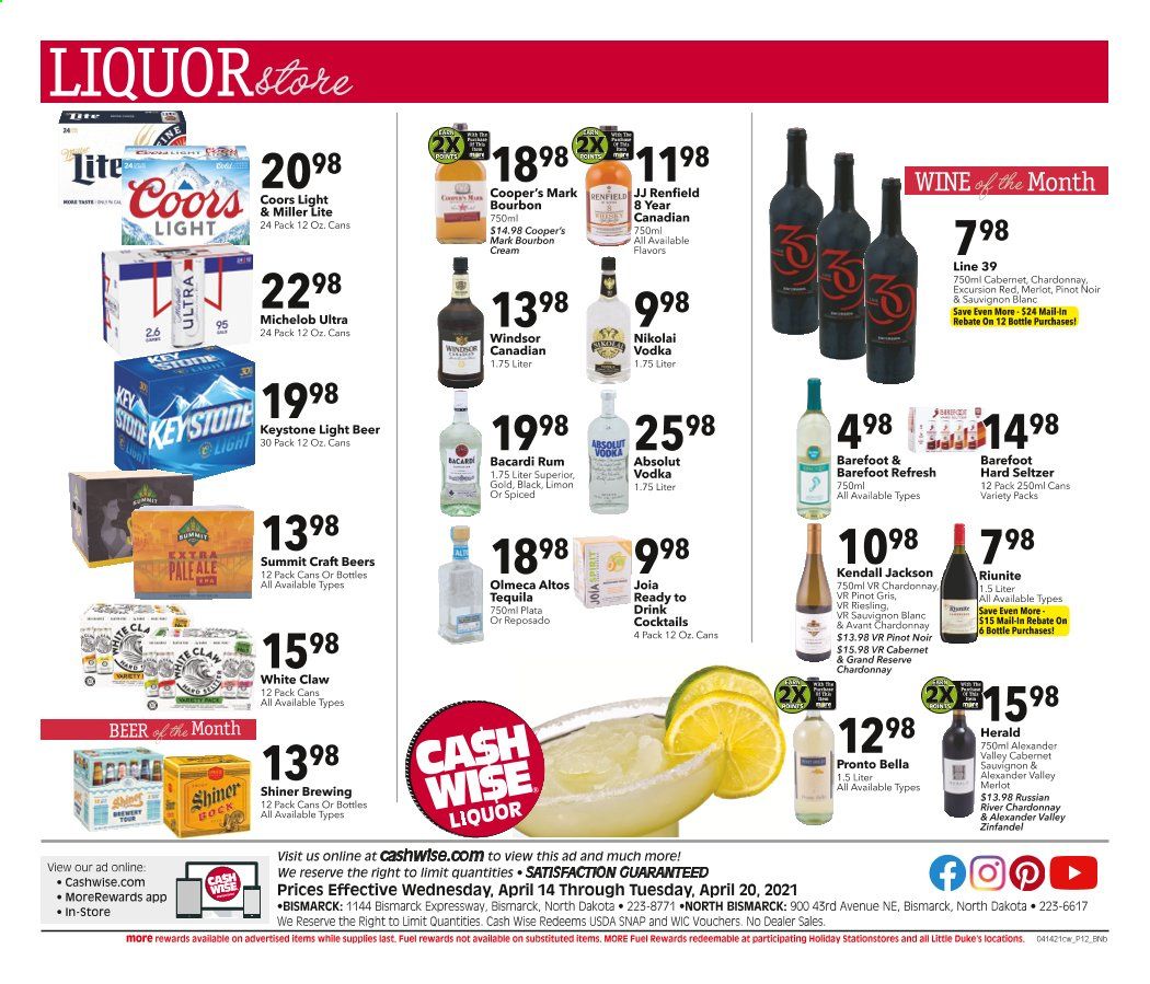 Cash Wise (MN, ND) Weekly Ad Flyer April 14 to April 20