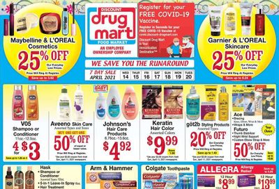 Discount Drug Mart (OH) Weekly Ad Flyer April 14 to April 20