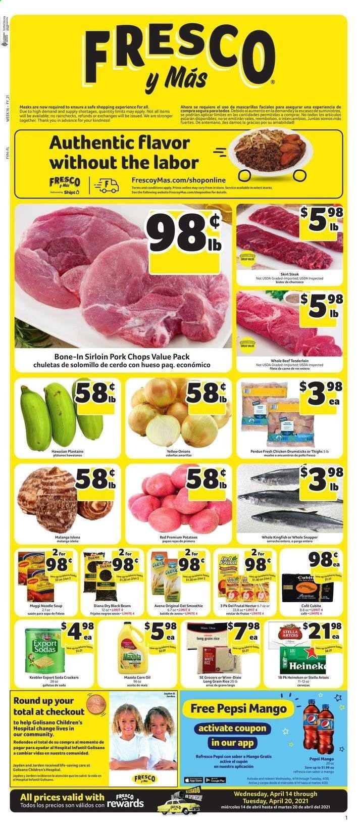 Fresco y Más Weekly Ad Flyer April 14 to April 20