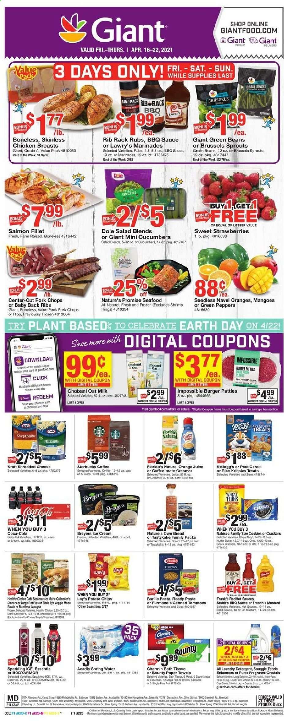 Giant Food Weekly Ad Flyer April 16 to April 22