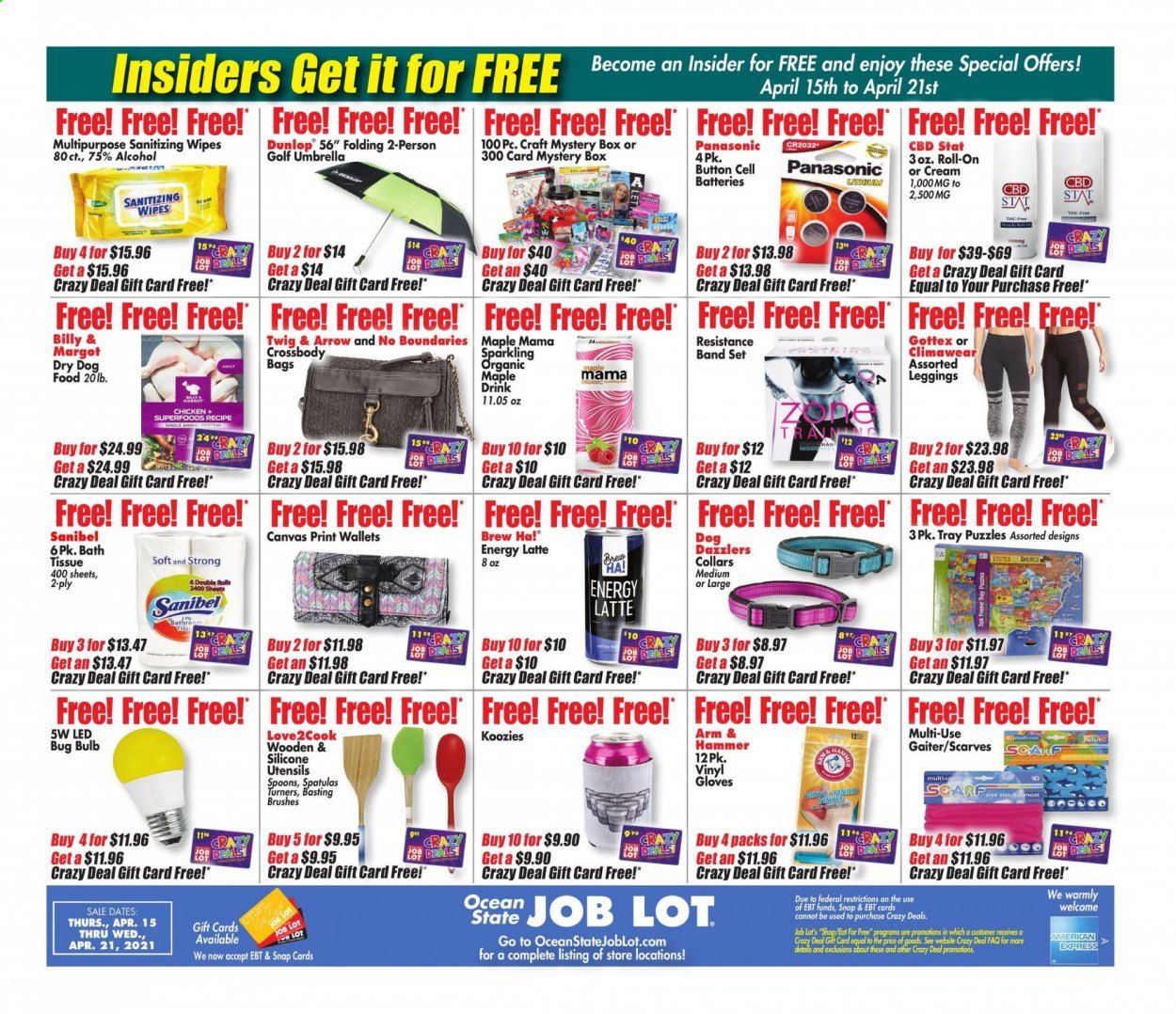 Ocean State Job Lot Weekly Ad Flyer April 15 to April 21