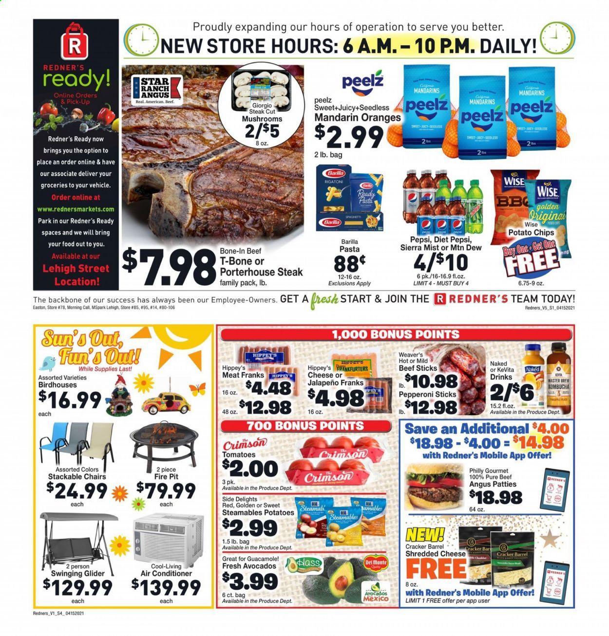 Redner's Markets Weekly Ad Flyer April 15 to April 21