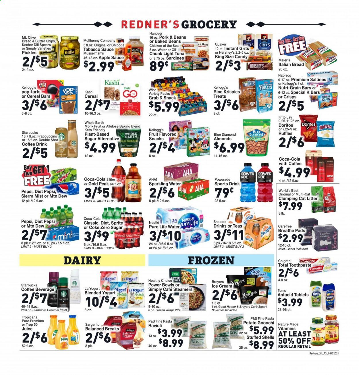 Redner's Markets Weekly Ad Flyer April 15 to April 21