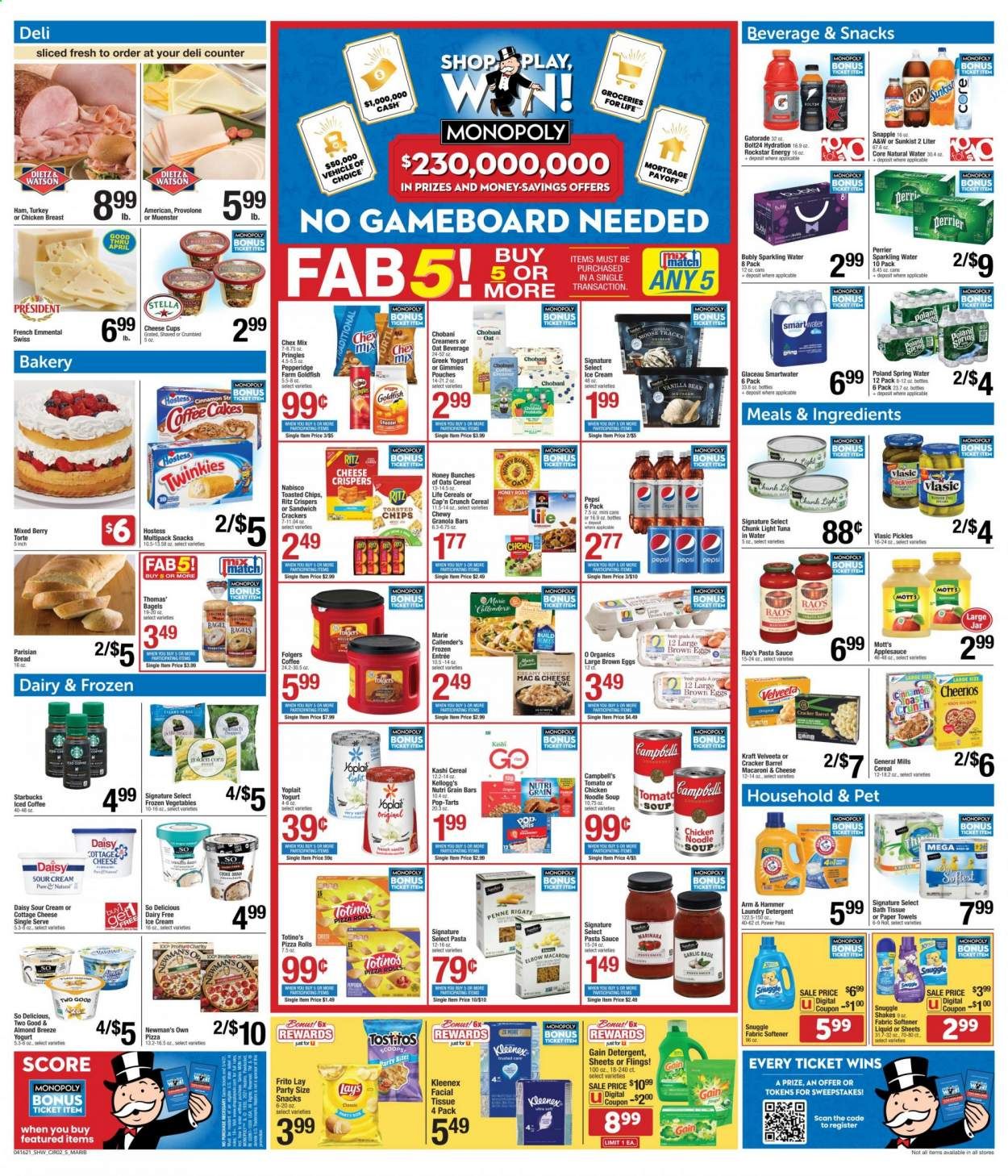 Shaw’s (MA, ME, NH, RI, VT) Weekly Ad Flyer April 16 to April 22