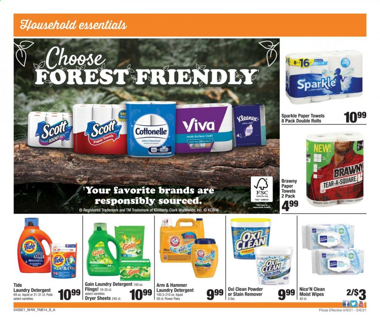 Shaw’s (MA, ME, NH, RI, VT) Weekly Ad Flyer April 9 to May 6