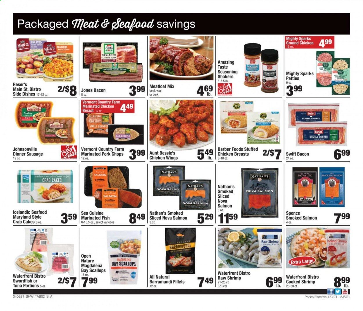 Shaw’s (MA, ME, NH, RI, VT) Weekly Ad Flyer April 9 to May 6