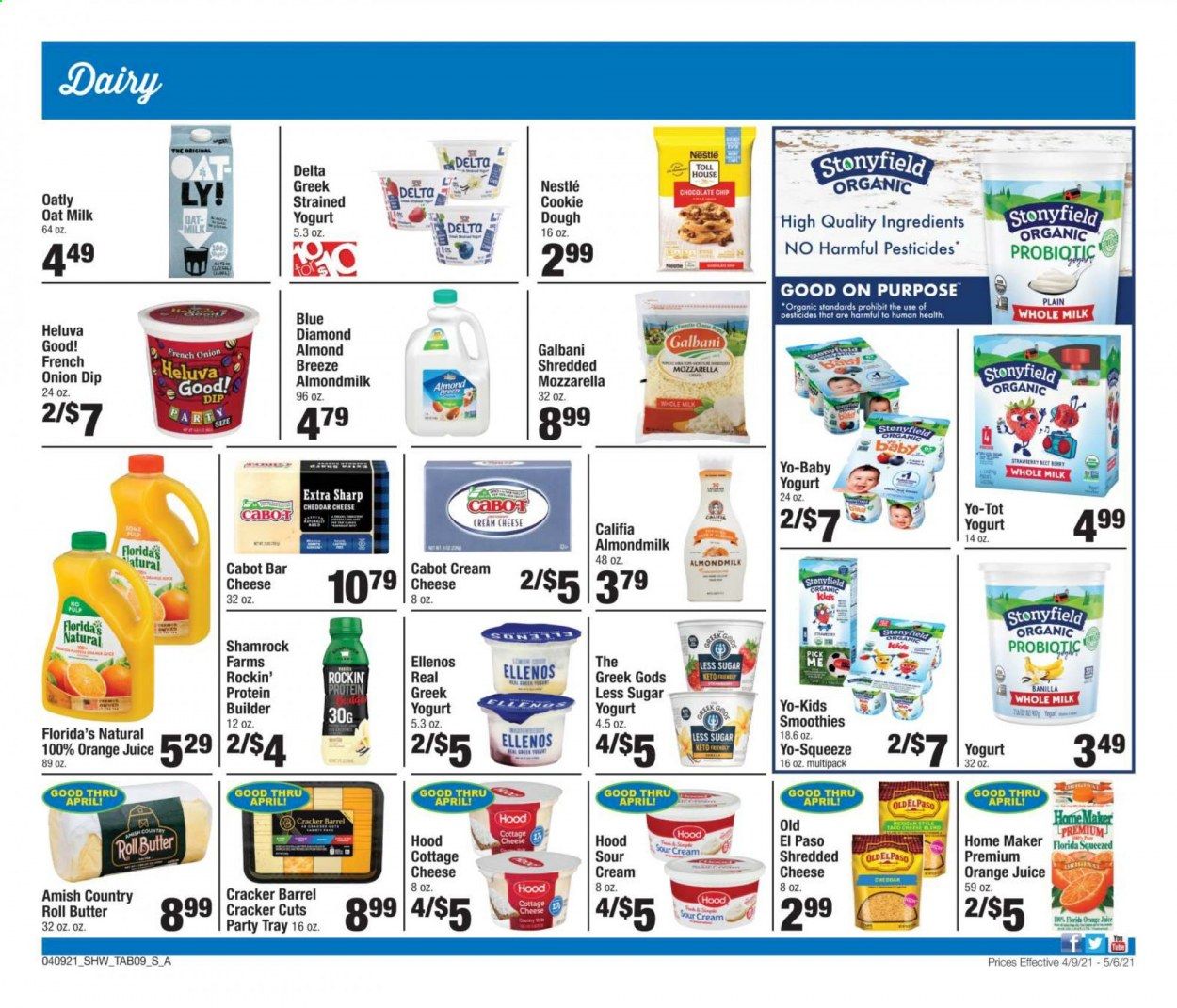 Shaw’s (MA, ME, NH, RI, VT) Weekly Ad Flyer April 9 to May 6