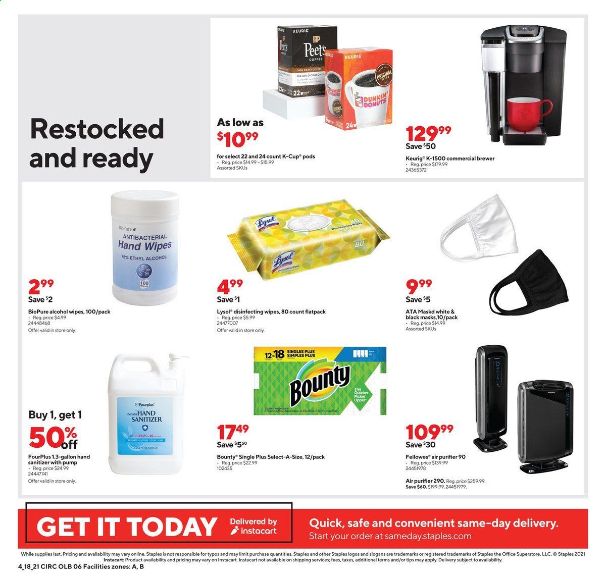 Staples Weekly Ad Flyer April 18 to April 24