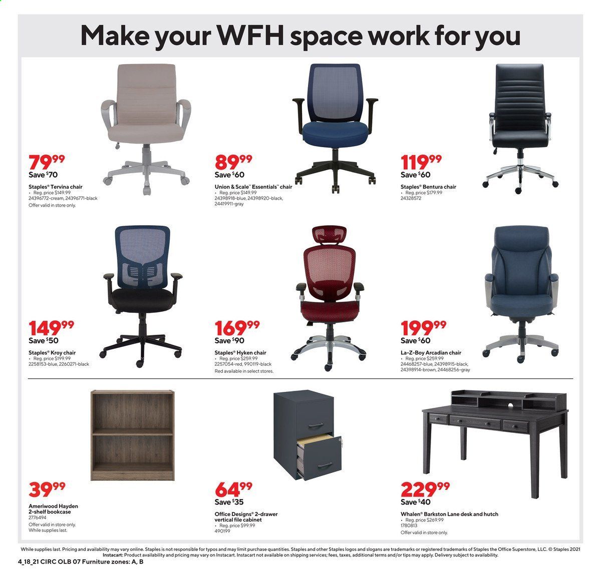 Staples Weekly Ad Flyer April 18 to April 24
