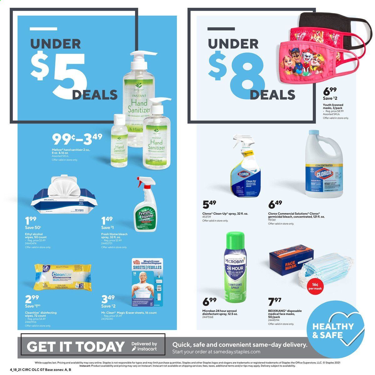 Staples Weekly Ad Flyer April 18 to April 24