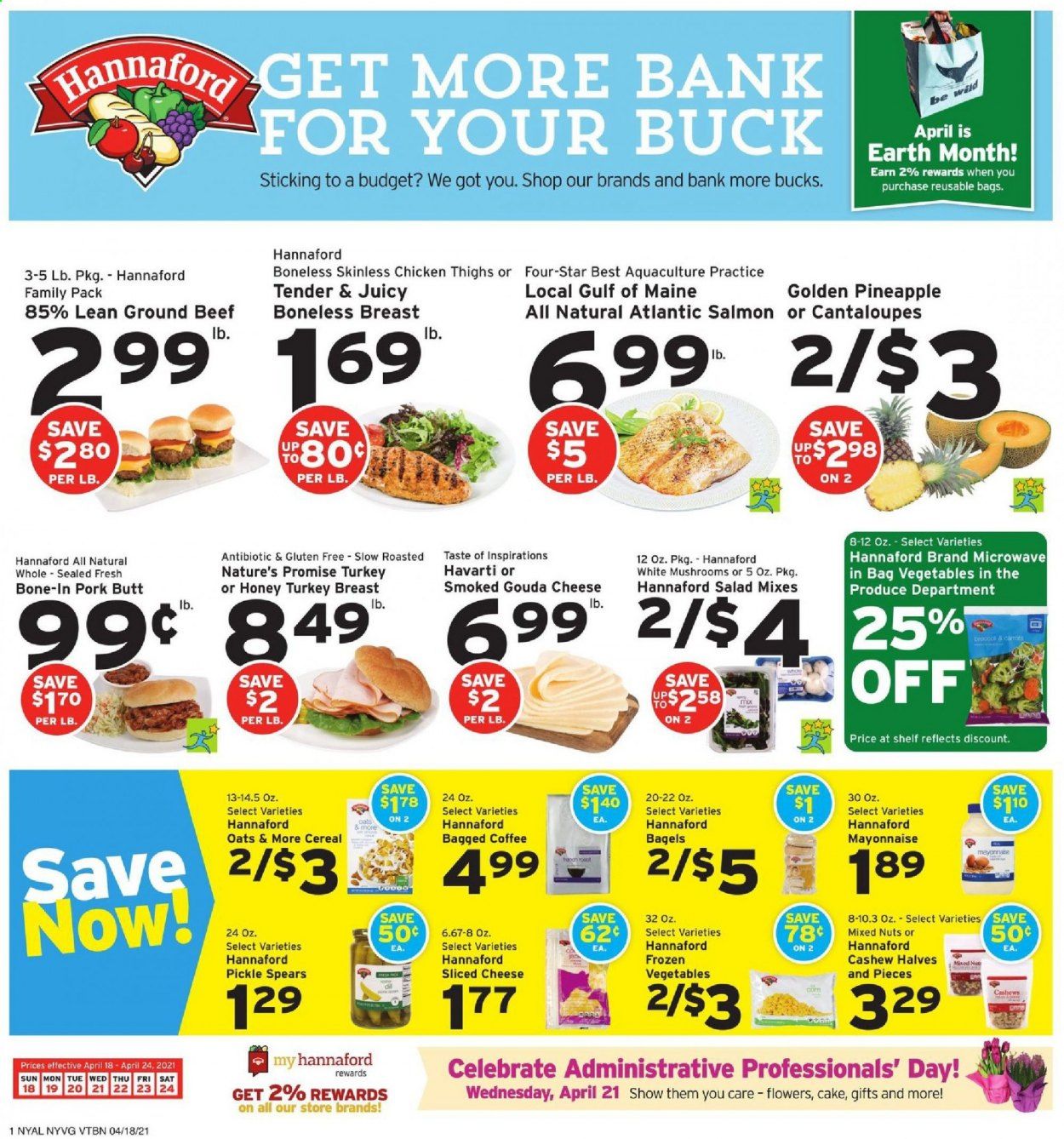 Hannaford (NY) Weekly Ad Flyer April 18 to April 24