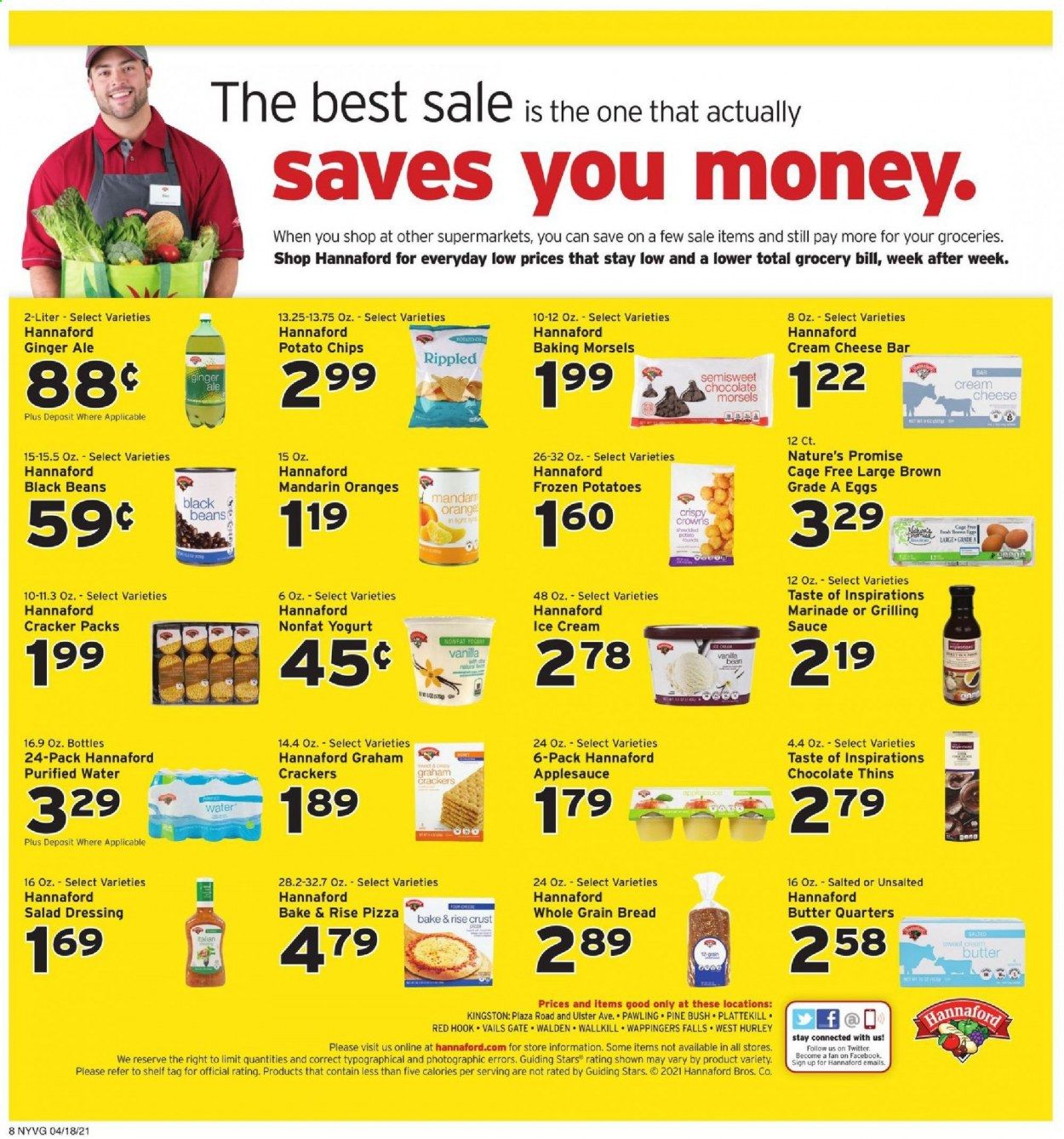 Hannaford (NY) Weekly Ad Flyer April 18 to April 24
