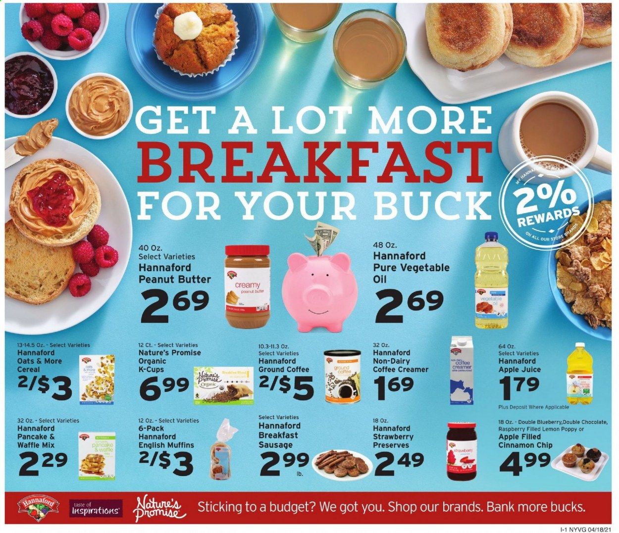 Hannaford (NY) Weekly Ad Flyer April 18 to April 24