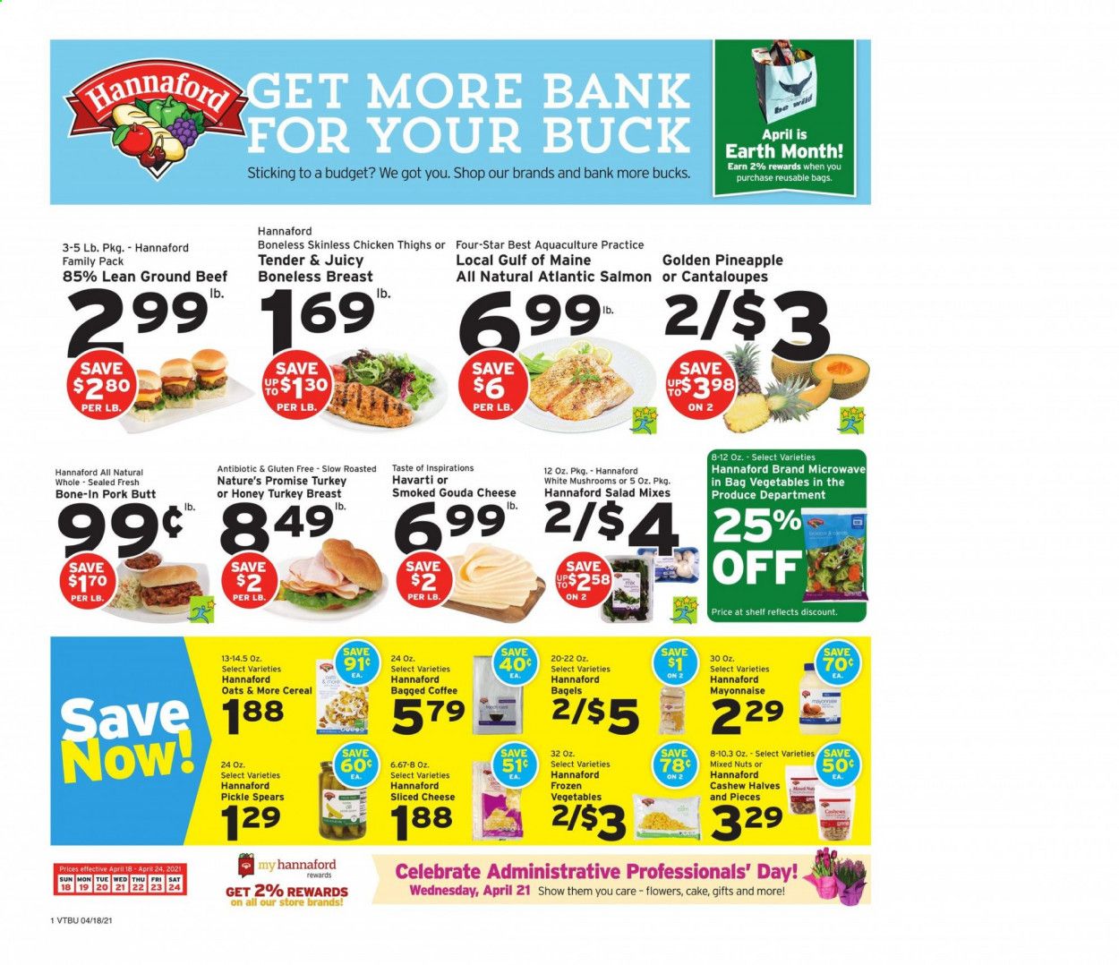 Hannaford (VT) Weekly Ad Flyer April 18 to April 24