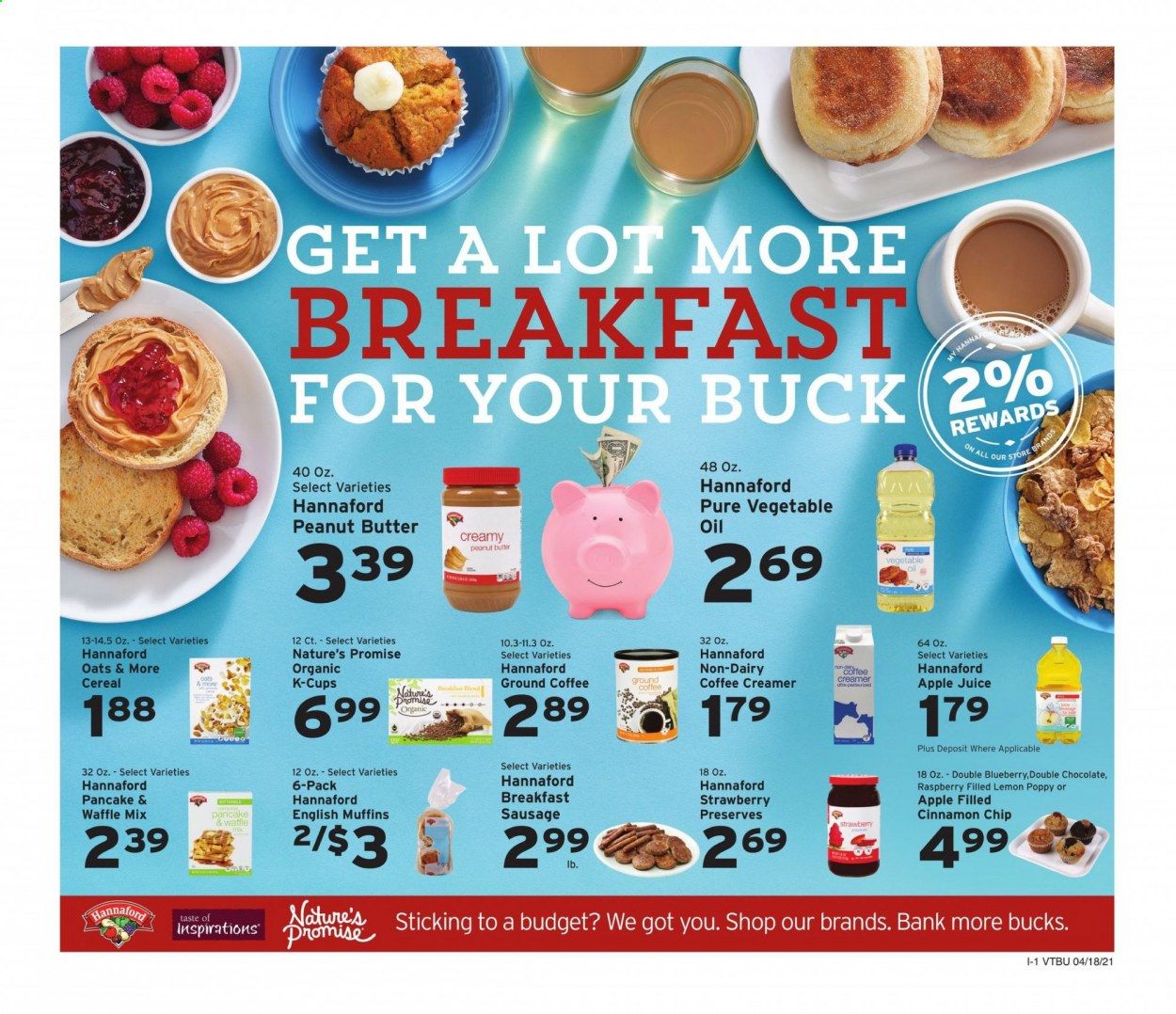 Hannaford (VT) Weekly Ad Flyer April 18 to April 24