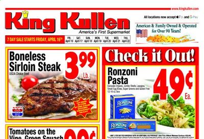 King Kullen Weekly Ad Flyer April 16 to April 22